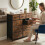 Alivio Brown 9 Drawer Storage Cabinet 6