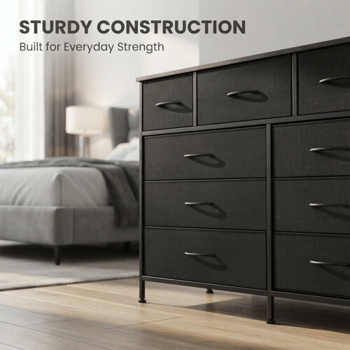 Alivio Grey 9 Drawer Storage Cabinet 2