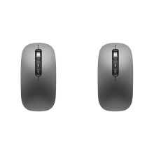 2X AI Voice Mouse Voice to Text Mouse Rechargeable 2.4G Wireless Mouse Voice Input Mouse for Laptops,A