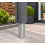 (Fence With Post and Pole Insert (C)) Grey Composite Fence System Strong Boards and Aluminum Components 12