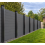 (Extra Post and Plate Insert (B1)) Grey Composite Fence System Strong Boards and Aluminum Components 2