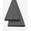 (Extra Post and Pole Insert (C1)) Grey Composite Fence System Strong Boards and Aluminum Components 13