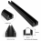 (Extra Post and Pole Insert (C1)) Grey Composite Fence System Strong Boards and Aluminum Components 3