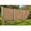 (Sample Board 10cm) Brown Composite Fence System Strong Boards and Aluminum Components 7
