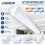 6FT LED Batten Light Tri Colour Wattage Selectable 1