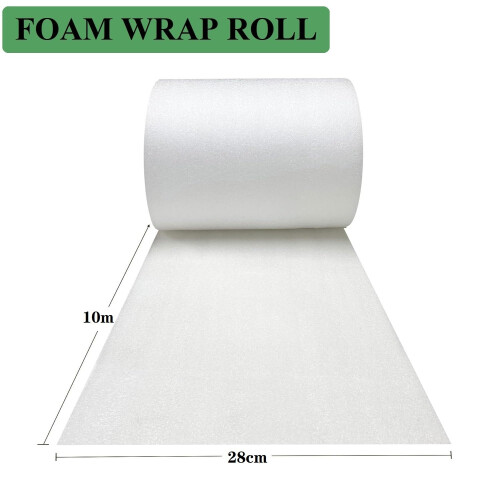 280mm x 10M Foam Wrap Roll for Underlay Packing Material, Cushioning 1