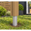 (Extra Post and Plate Insert (B1)) Brown Composite Fence System Strong Boards and Aluminum Components 13