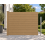 (Extra Post and Plate Insert (B1)) Brown Composite Fence System Strong Boards and Aluminum Components 10