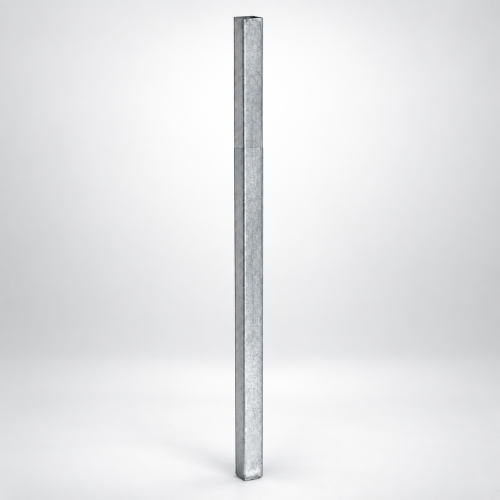 (Extra Post and Plate Insert (B1)) Brown Composite Fence System Strong Boards and Aluminum Components 2