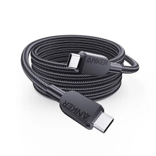 Anker 240W USB-C to USB-C Cable, 3 ft/0.9m Double Braided Nylon Type-C Charging