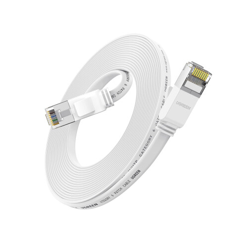UGREEN Ethernet Cable 10M, Flat RJ45 LAN Gigabit Cat 6 Internet Cable