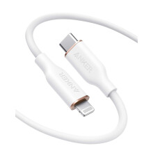 Anker PowerLine III Flow, USB C to Lightning Cable for iPhone 14 Plus 14 14 Pro