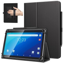 TiMOVO Universal Case for 10.1 Inch Android Tablet with Pen Loop, Black