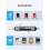 DSRKE SD Card Reader, Micro SD & Memory Card Reader, USB C 3.0 Dual Slot 4
