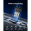 TeckNet TECKNET Mouse Jiggler, Mouse Mover Jiggler Undetectable Wiggler for Computer Laptop, Discreet, Switchable Modes, Indicator Light - Compatible with Win 4