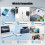 SD Card Reader, SD Card Adapter with SD MicroSD USBC Memory Card Reader for iPhone 15 16, iPad, Mac, MacBook Pro/Air, Android and More USB-C/Type C De 5