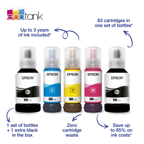 Epson Epson EcoTank ET-4955 Ink Tank Printer | Home Office Use | Wireless & Ethernet | 2