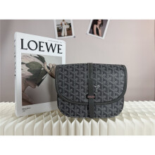 (Gray) Retro all-print saddle bag for women flip shoulder small bag