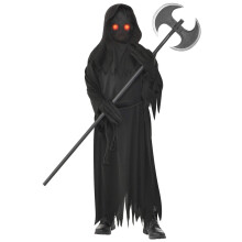 Amscan 9904731 - Kids Halloween Glaring Grim Reaper Boys Fancy Dress Costume Age: 8-10 Yrs