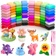 Ainiv Air Dry Clay, 72PCS Ultra Light Modeling Clay with 6 Carving Tools