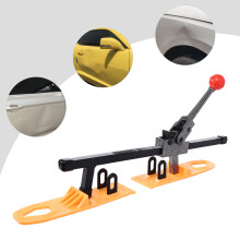 Kit de débosselage pour carrosserie, avec extenseur et plaques de traction, fer et nylon, pour voiture et moto