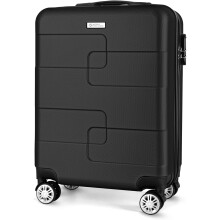 WORLD EXPLORER 34L Cabin Suitcase 55x40x20cm, Black