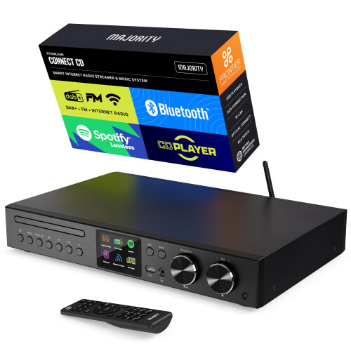 Majority Fitzwilliam Connect CD Internet Radio & CD Player with Bluetooth