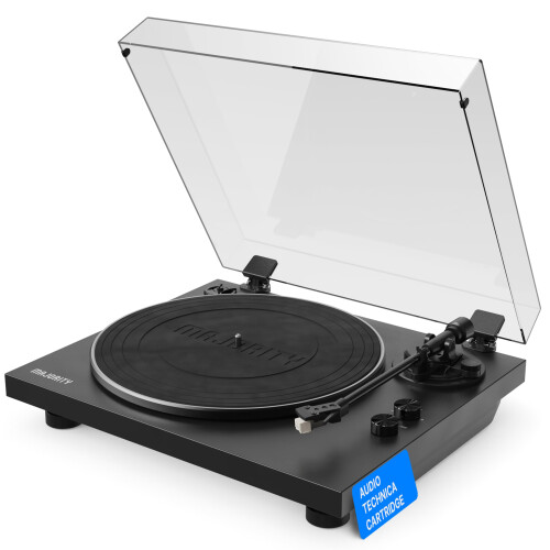 MAJORITY Stylo Bluetooth Turntable Record Player & Record Deck