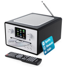 MAJORITY Homerton Internet Radio, CD Player & DAB+, Bluetooth 5.3, FM Radio