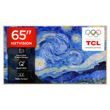 TCL NXTVISION 65A300W-UK QLED PRO 4K Ultra HD TV, 4K HDR PRO, Matte Screen, Smart TV Powered by Google TV (Dolby Vision IQ & Atmos, 144Hz Motion Clari