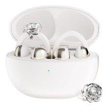 TCL CrystalClip Swarovski Clip-on design,Bass Enhancement,3D Spatial Sound,Up to 36 hours of playback