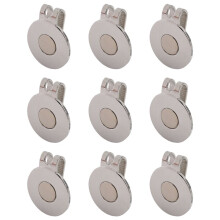 9 StüCke Golfball Macher, Magnet Scheibe Hut Macher Halter Golfball Macher Clip für MäNner Frauen Golfer Geschenke