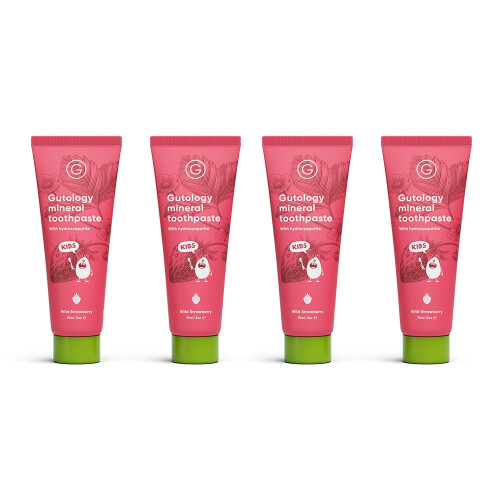 Gutology Travel Toothpaste Four Pack