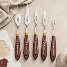 (No. 21) Stainless Steel Palette Knife Small Pointed Tip Oil Painting Scraper Artist Tool