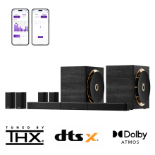 ULTIMEA Skywave X100 Dual - 9.2.6 Soundbar - Zwart