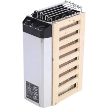 Stainless Steel Sauna Stove Heater 220V-240V 3KW, Internal Control Type Heating Tool for Sauna Room, 176.5-317.8 Cubic Feet Home Hotel Sauna