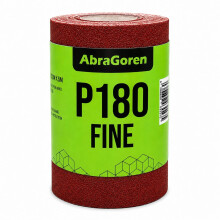 Sandpaper Roll -11.5cm x 5m Sandpaper For Wood and Sandpaper For Walls 40 60 80 120 180 240 Grit (Fine P180)