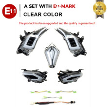Clignotants LED avec Feu Arrière pour Yamaha Tmax530 2012-2016, Certification E-MARK