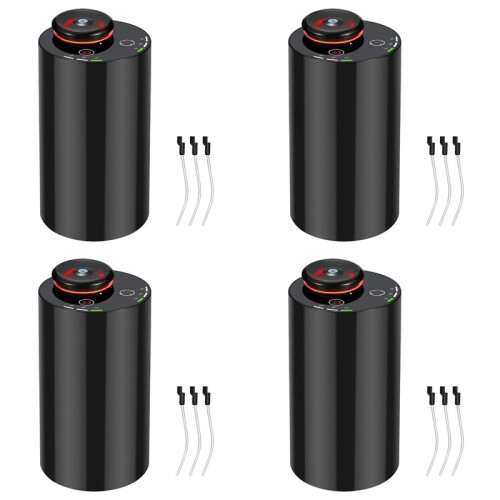 4X Waterless Diffuser for Essential Oil Nebulizer with 3 Mist Modes, 4 Timers, 7-Color LED - Aromatherapy Diffuser