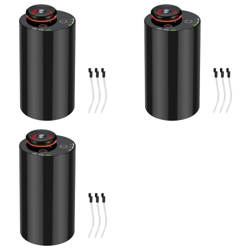 3X Waterless Diffuser for Essential Oil Nebulizer with 3 Mist Modes, 4 Timers, 7-Color LED - Aromatherapy Diffuser