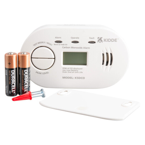 KIDDE 2 Pack Kidde 5DCO 10 Year Life Digital Display Carbon Monoxide Alarm 2