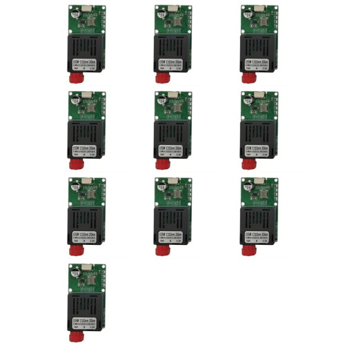 10X TTL Optical Transmitter Module for-Drone RX/TX/AV/VCC/GND Interface 20KM TTL to Fiber Optical Module Terminal