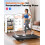 Superun Raceable 6% Incline Walking Pad, 6/12km/h Foldable Treadmill 4