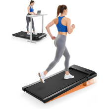 Superun Raceable 6% Incline Walking Pad, 6/12km/h Foldable Treadmill