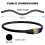 Ainiv Bike Lock, 4-Digit Password Bicycle Lock, 65cm (Black) 2