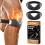 CEYOME Silicone Patella Tendon Knee Strap, 2 Pack Knee Support, Black 1
