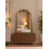 Arc Ornate Beaded Plastic Mirror BlackGold 66x47Cm 3