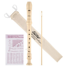 Eastar ERS-21BN ABS Soprano C Recorder, Baroque style fingering,Natura