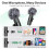 Mini Wireless Lavalier Microphone for iPhone/iPad/Android Phone, Clip-on Lapel M 6