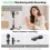 Mini Wireless Lavalier Microphone for iPhone/iPad/Android Phone, Clip-on Lapel M 7